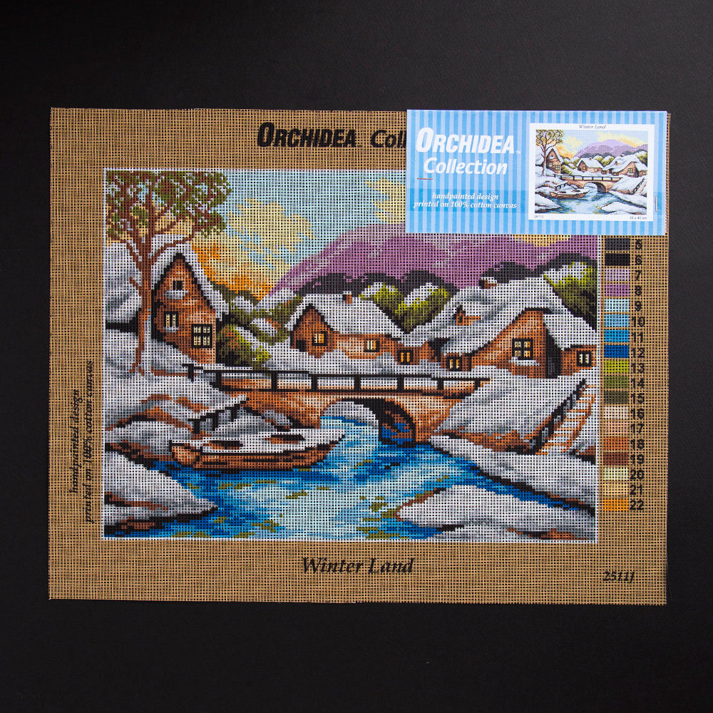 Orchidea 30x40cm Printed Gobelin, Winter Land - 2511J