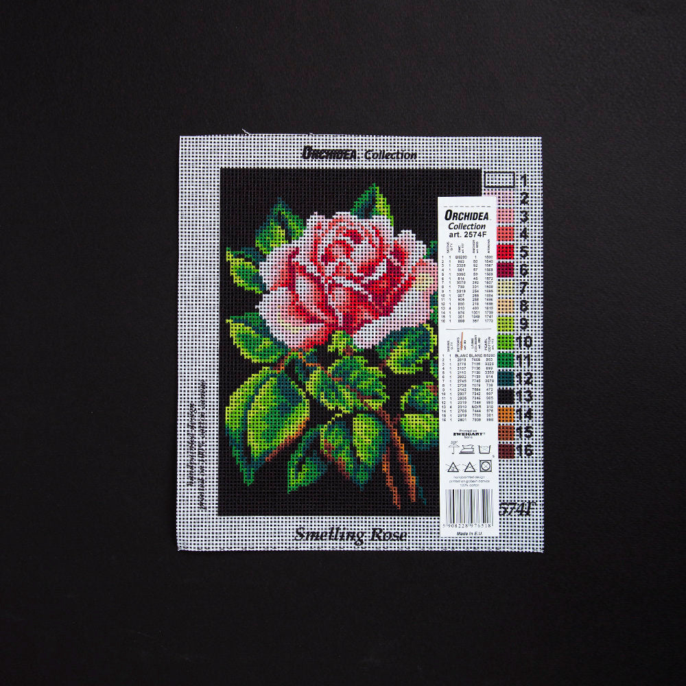 Orchidea 18x24cm Printed Gobelin, Smelling Rose - 2574F