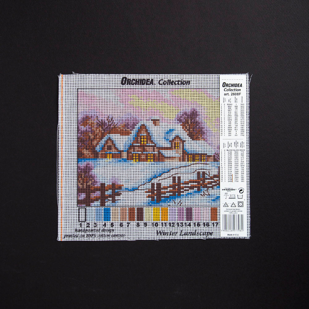 Orchidea 18x24cm Printed Gobelin, Winter Landscape - 2608F