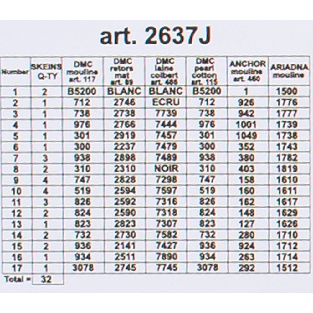 Orchidea 30x40cm Printed Gobelin, Silent Night - 2637J