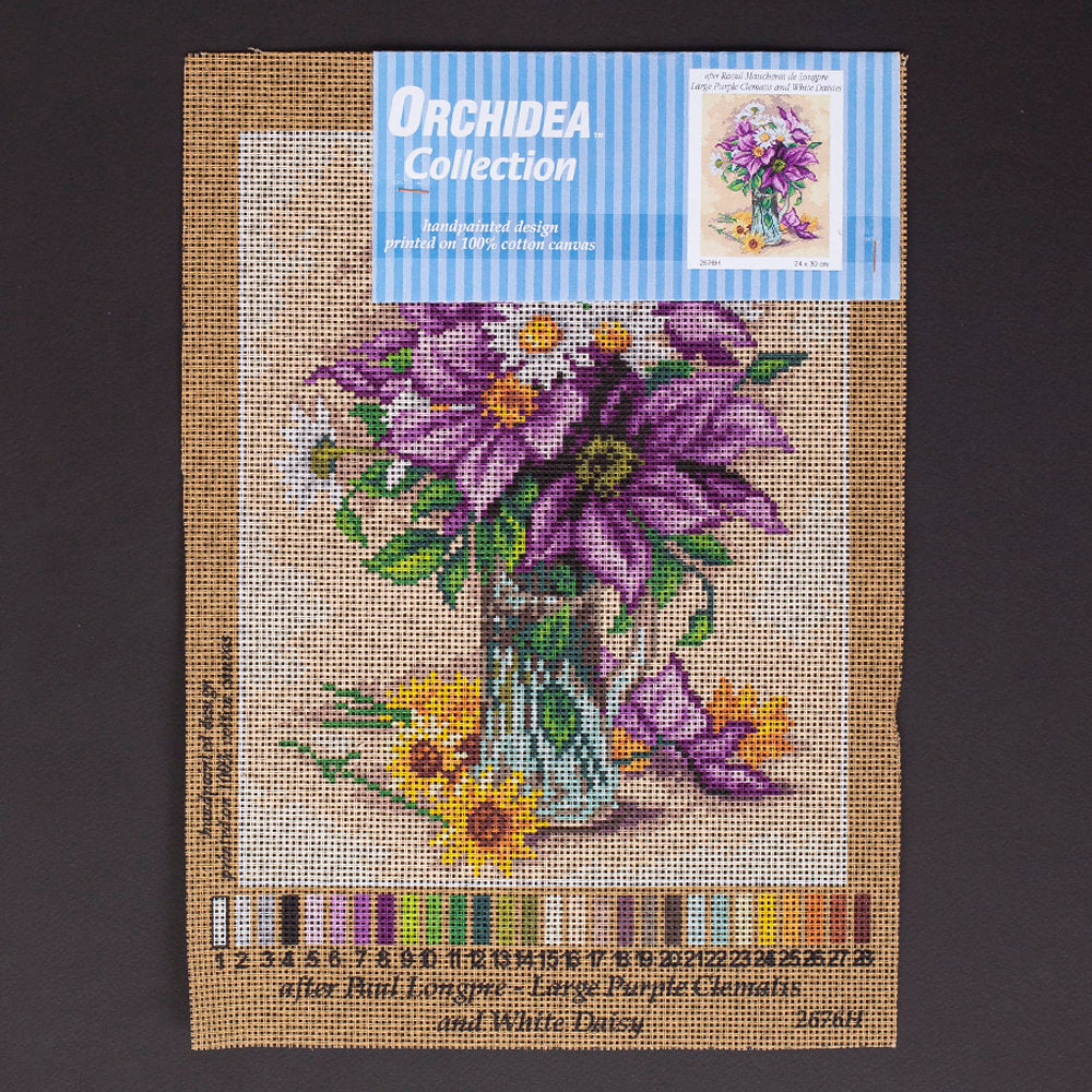 Orchidea 24x30cm Printed Gobelin, - 2676H