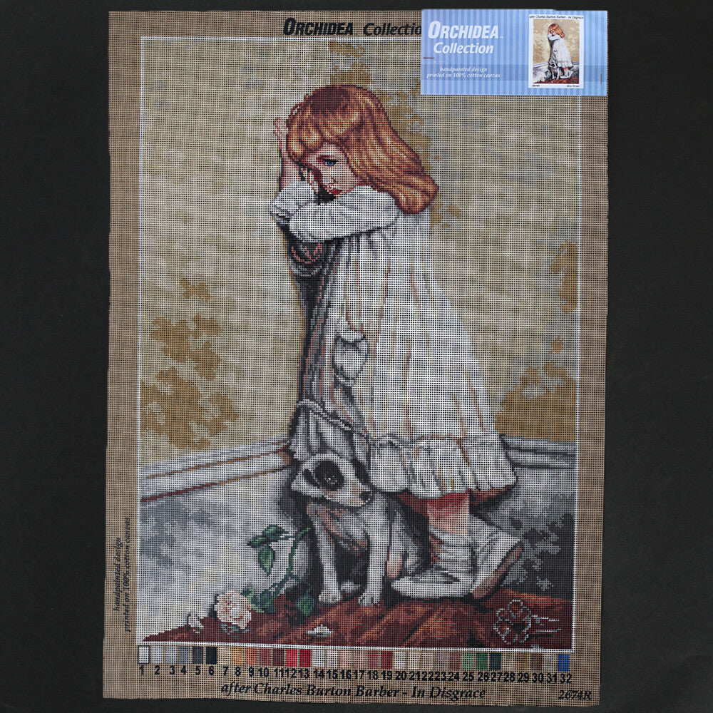 Orchidea 50x70 cm Charles Burton Barber - In Disgrace Printed Gobelin 2674R