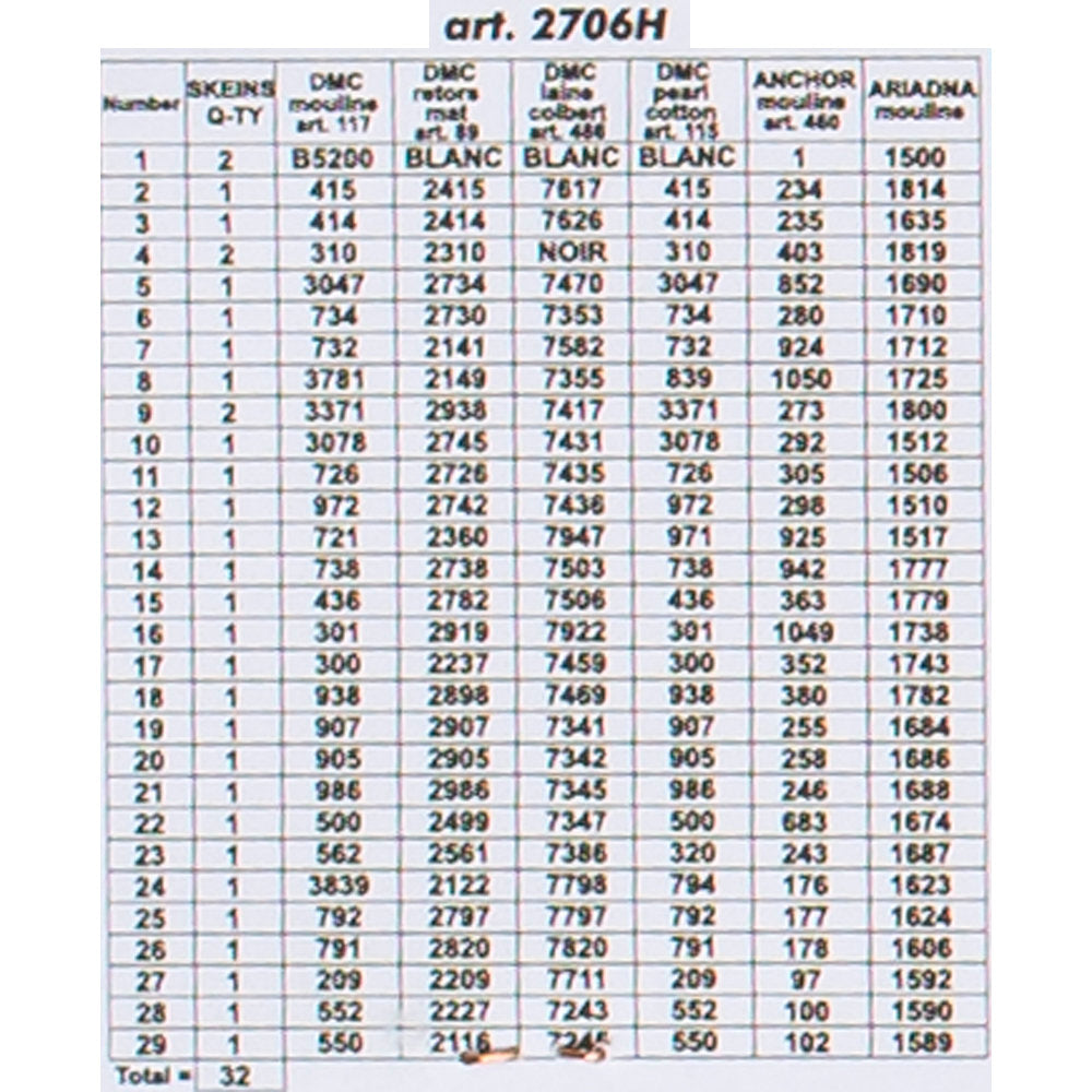Orchidea 24x30cm Printed Gobelin, Basket of Pansies - 2706H