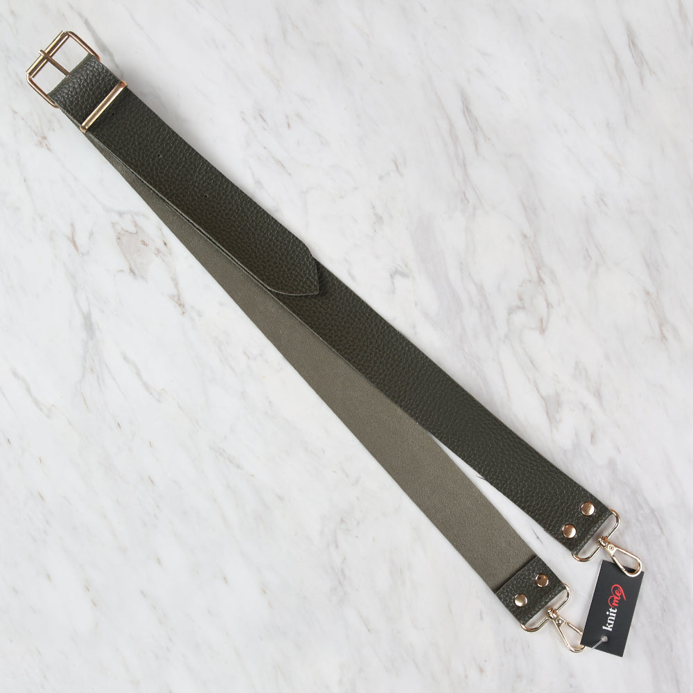 Knitme Belt Buckle Bag Hanger 125x4 cm Khaki BA-0005