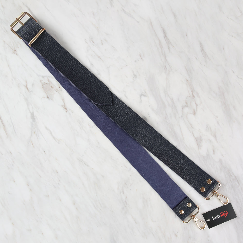 Knitme Belt Buckle Bag Hanger 125x4 cm Navy Blue BA-0005
