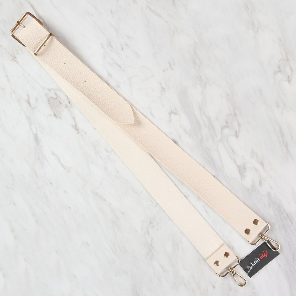 Knitme Belt Buckle Bag Hanger 125x4 cm Cream BA-0005