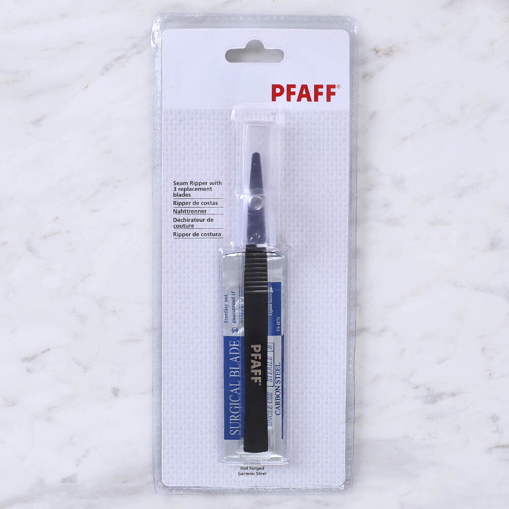 PFAFF Precision Seam Ripper with 3 Spare Blades