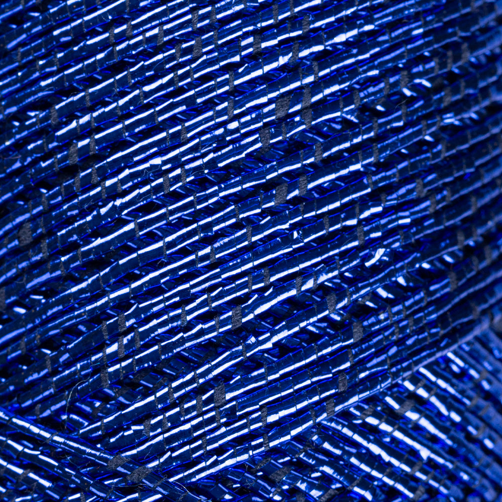 Knitme Parla Glitter Knitting Yarn - Saxe Blue