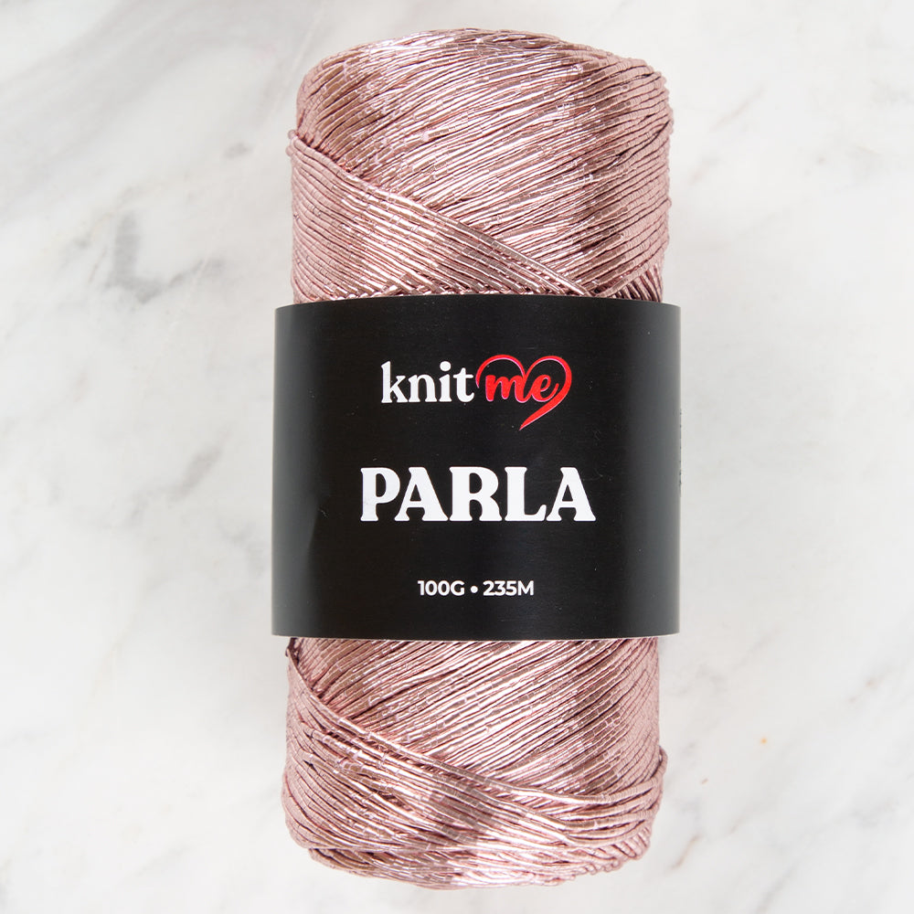 Knitme Parla Glitter Knitting Yarn - Powder