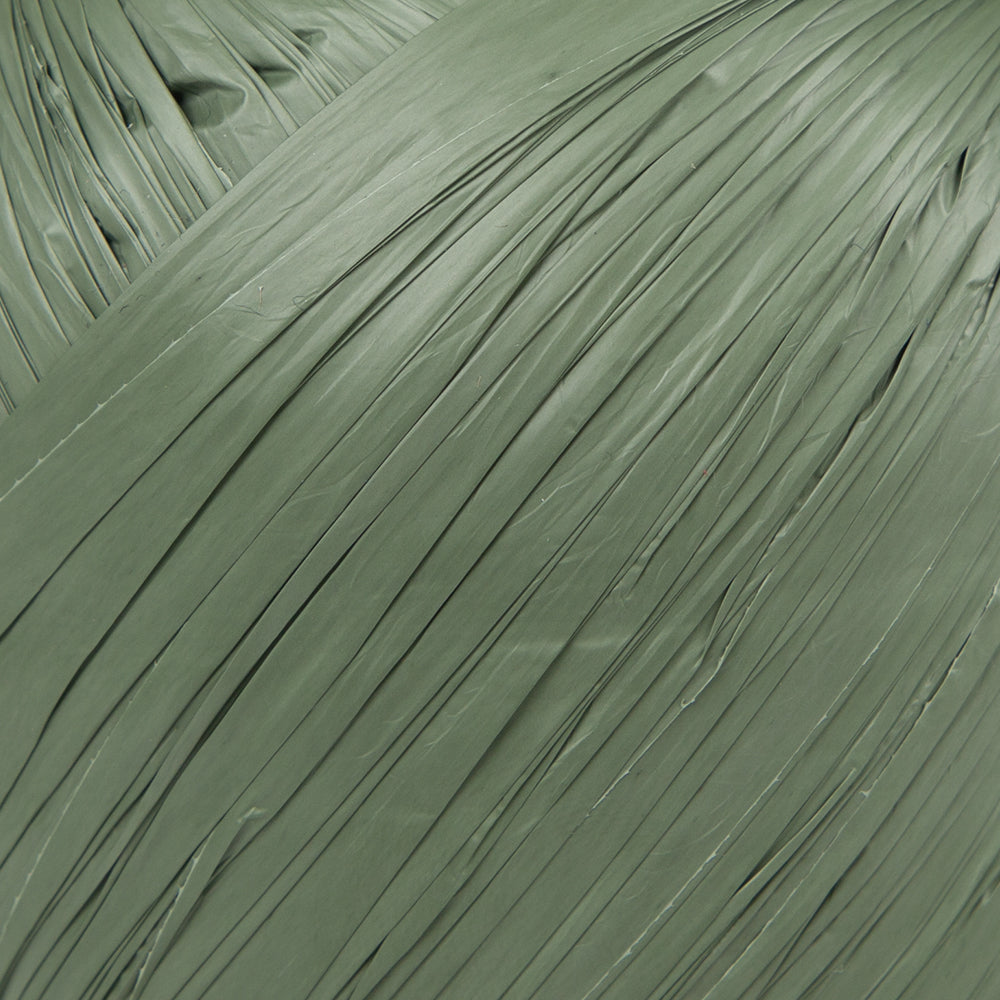 Knitme Satin Raffia Yarn,Green- 6
