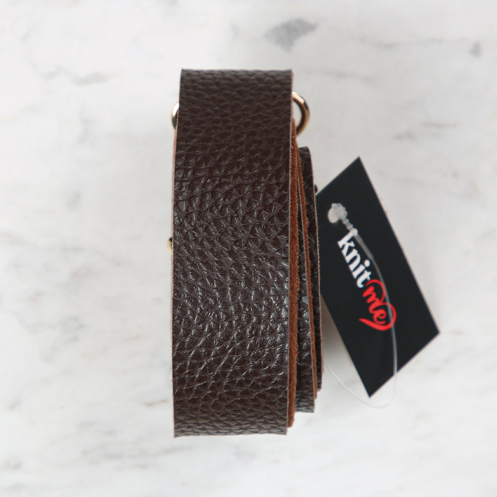 Knitme Sliding Buckle Bag Strap 130x3 cm Brown BA-0004
