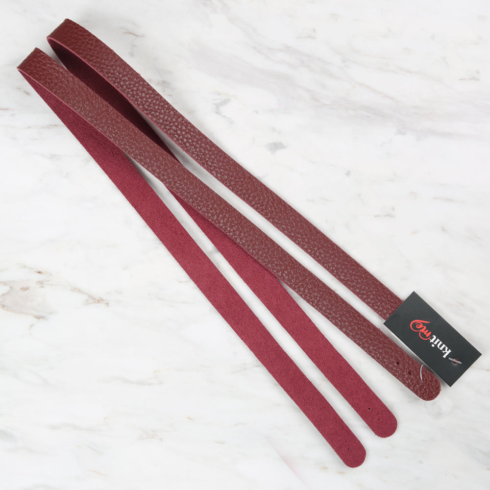 Knitme Sports Sewing Bag Hanger 70x1.7 cm (Pair) Claret Red BA-0074