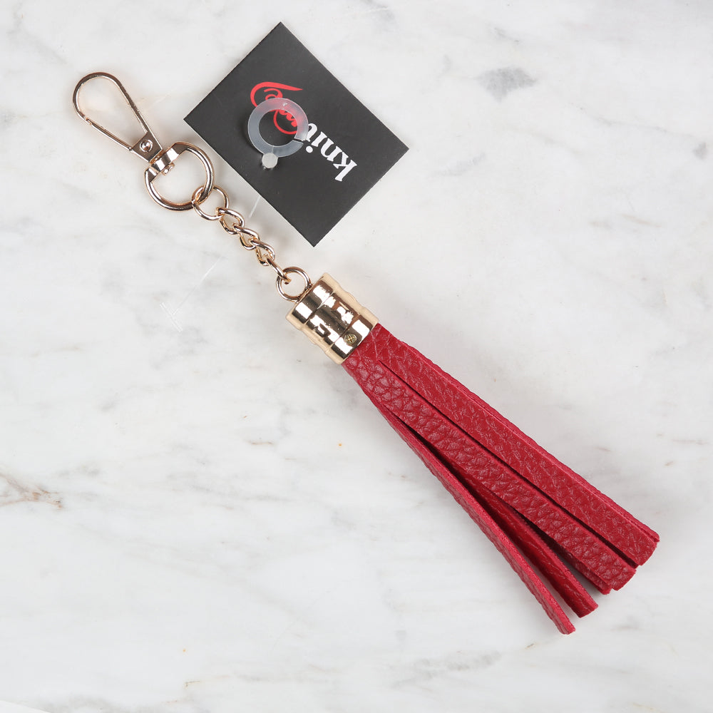 Knitme Bag Tassel Red BA-0009