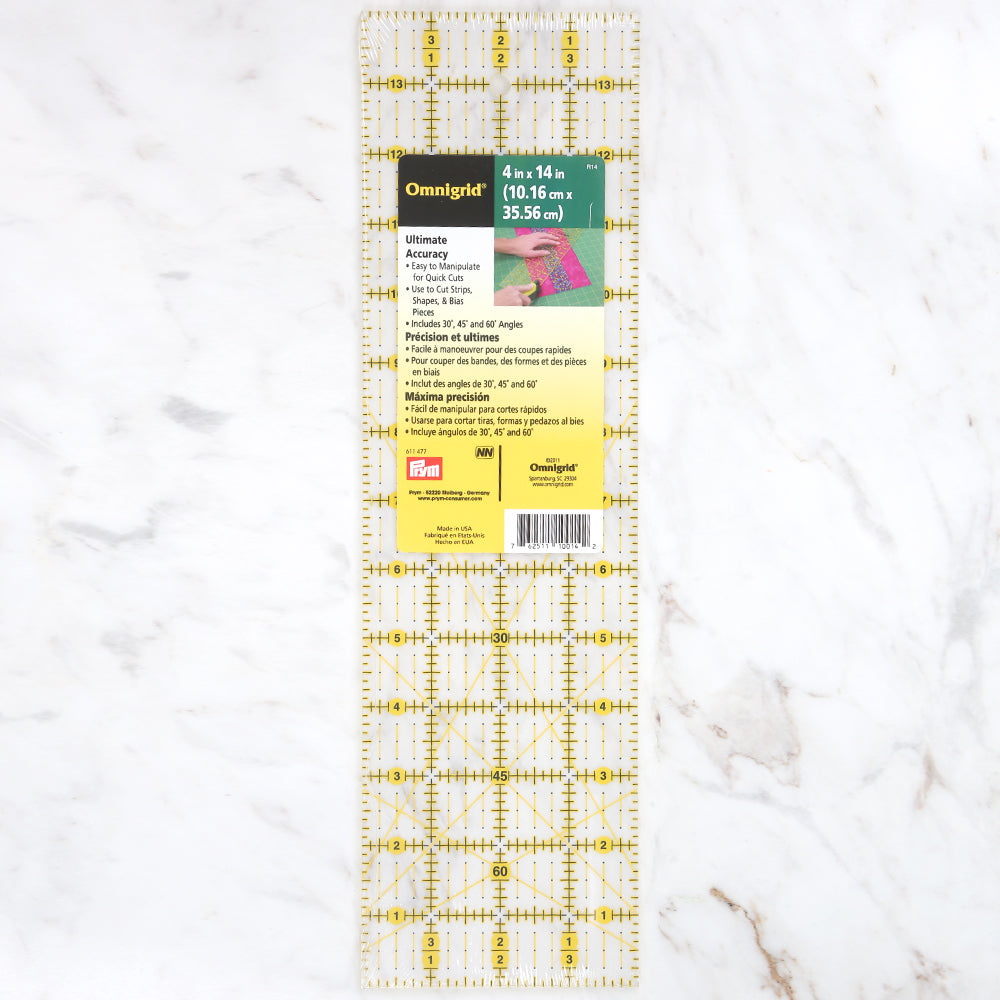 Prym Patchwork Ruler 10.16 cm x 35.56 cm - 611477