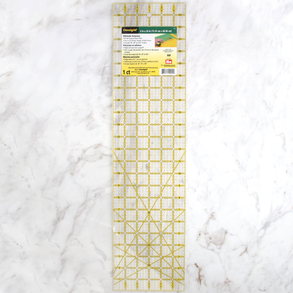 Prym Patchwork Ruler 15.24 cm x 60.96 cm - 611644