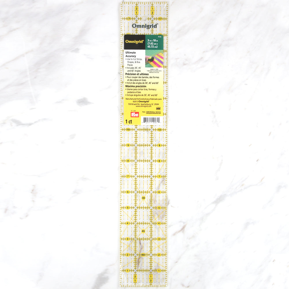 Prym Patchwork Ruler 7.62 cm x 45.72 cm - 611646