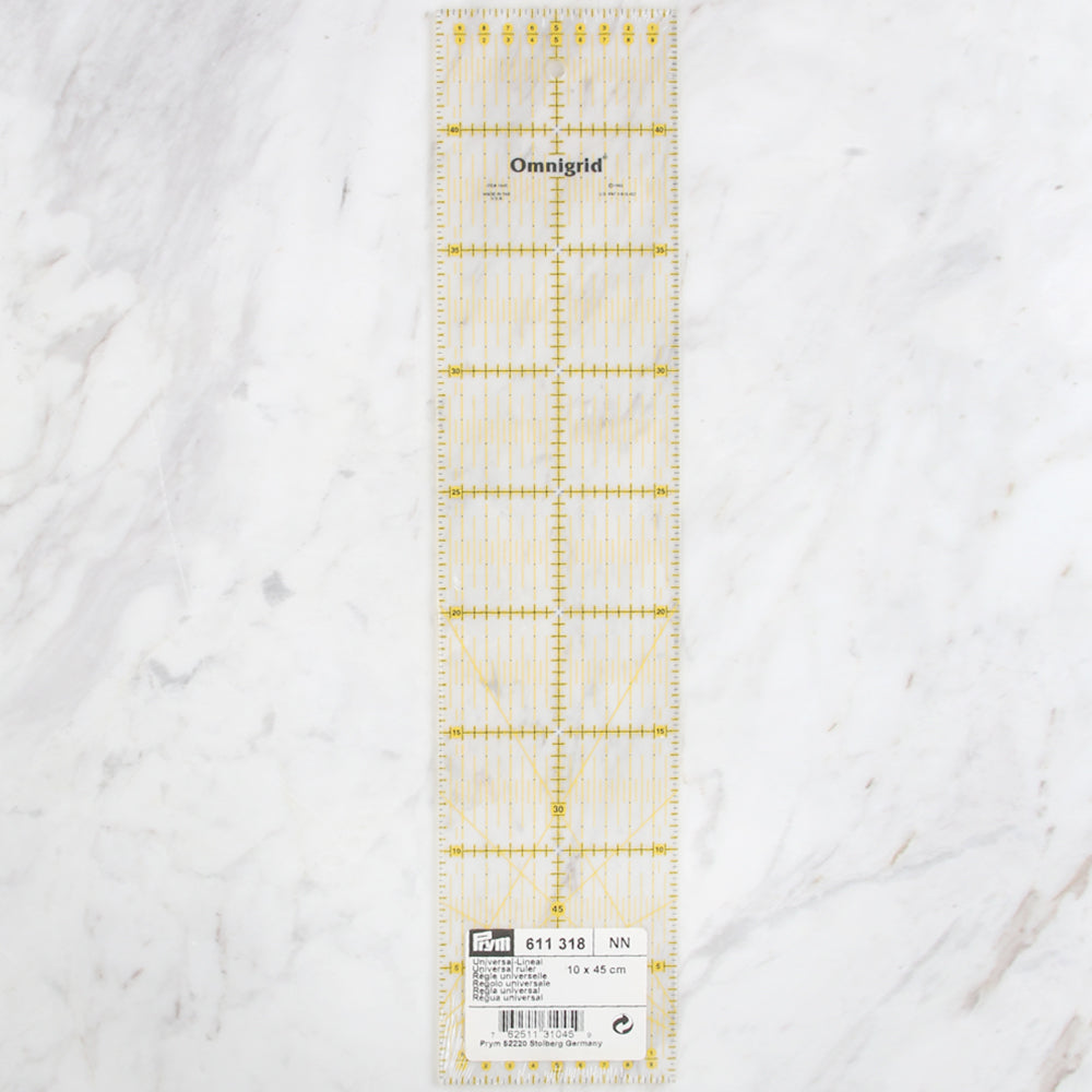 Prym Patchwork Ruler 10 cm x 45 cm - 611318