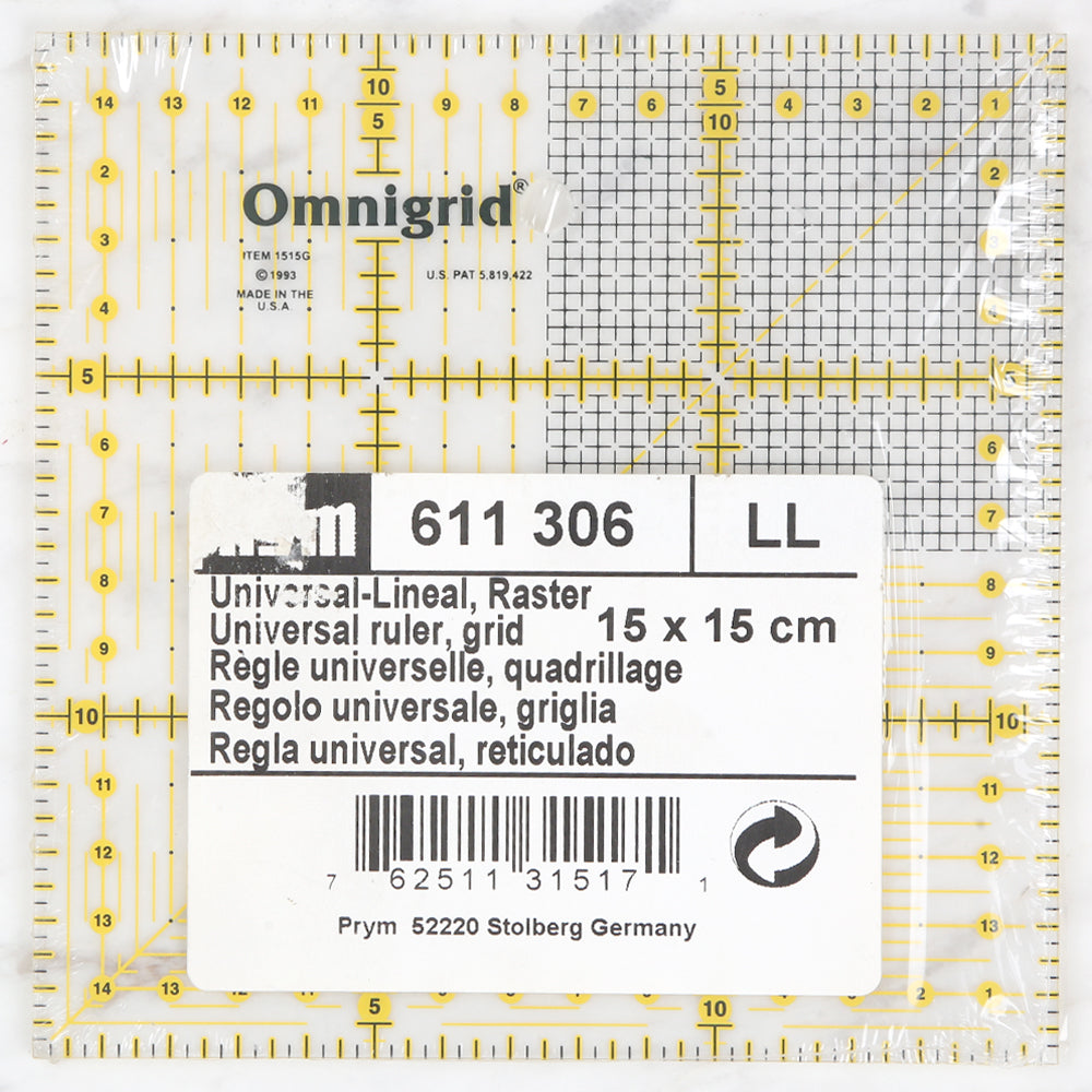 Prym Patchwork Ruler 15 cm x 15 cm - 611306