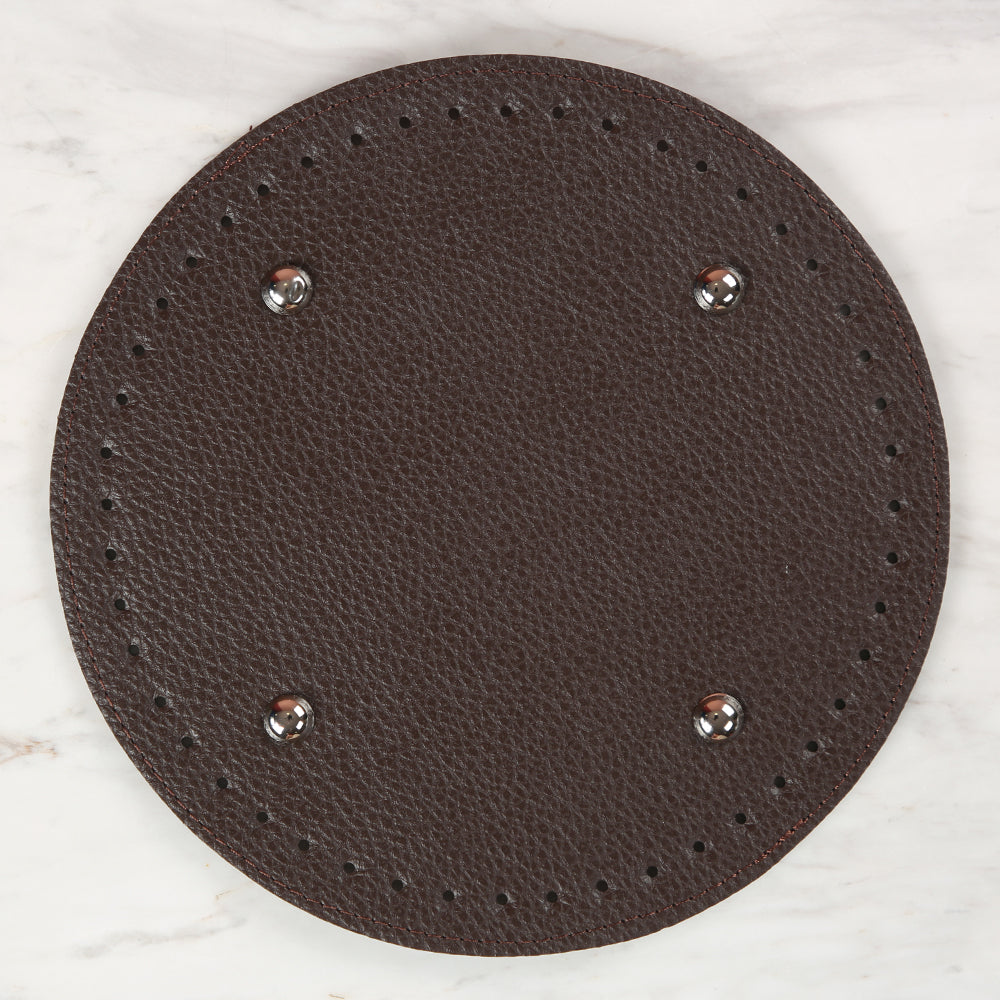 Knitme Bag Base Round 22 cm Brown BA-0064