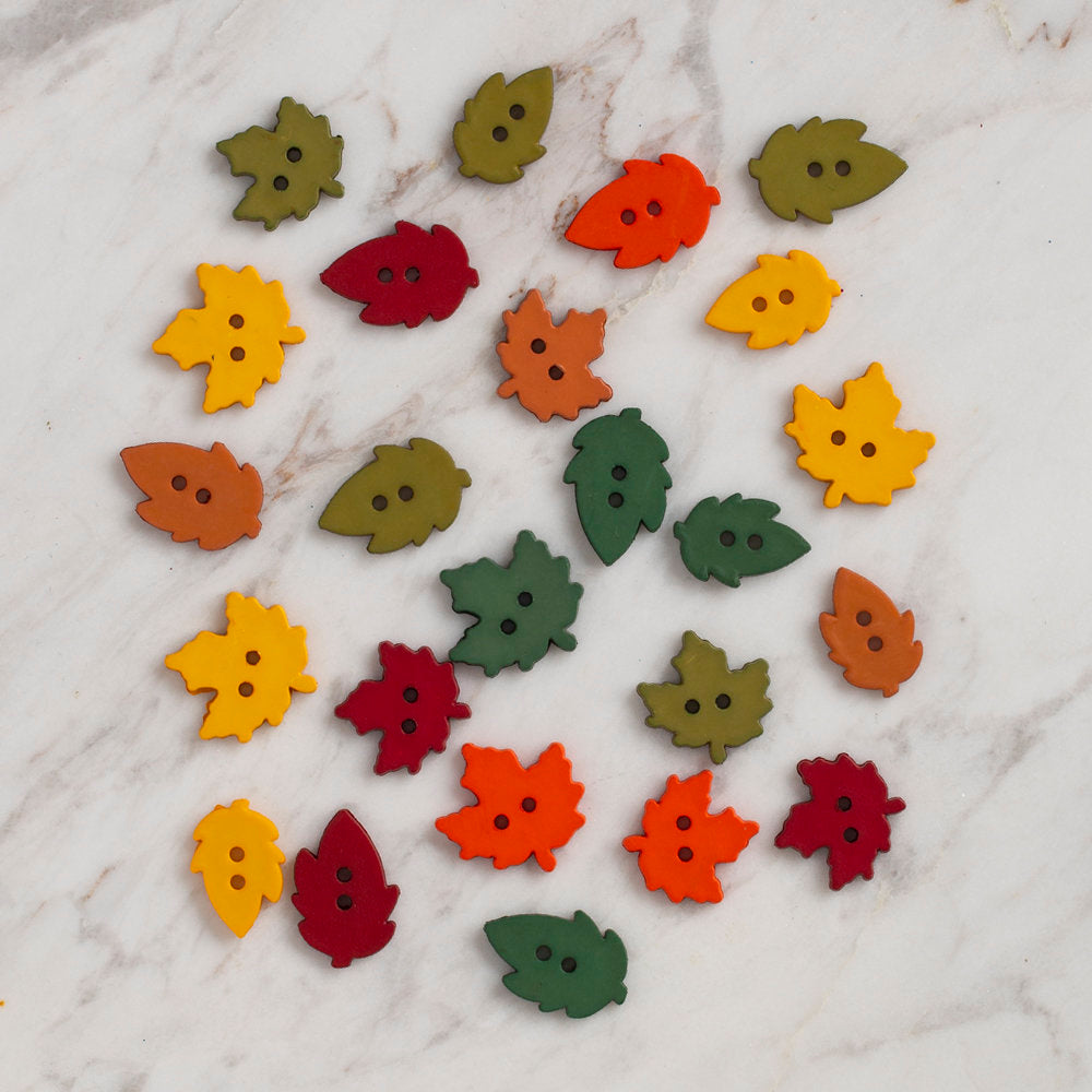 Dress It Up Creative Button Assortment, Raking Leaves - 1196