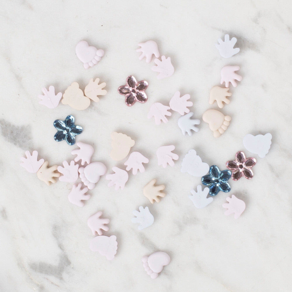 Dress It Up Creative Button Assortment, Ten Tiny Toes