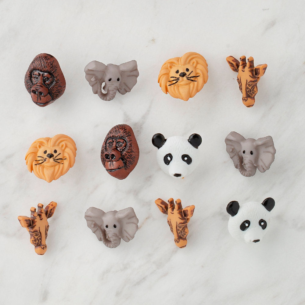 Dress It Up Creative Button Assortment, Animals