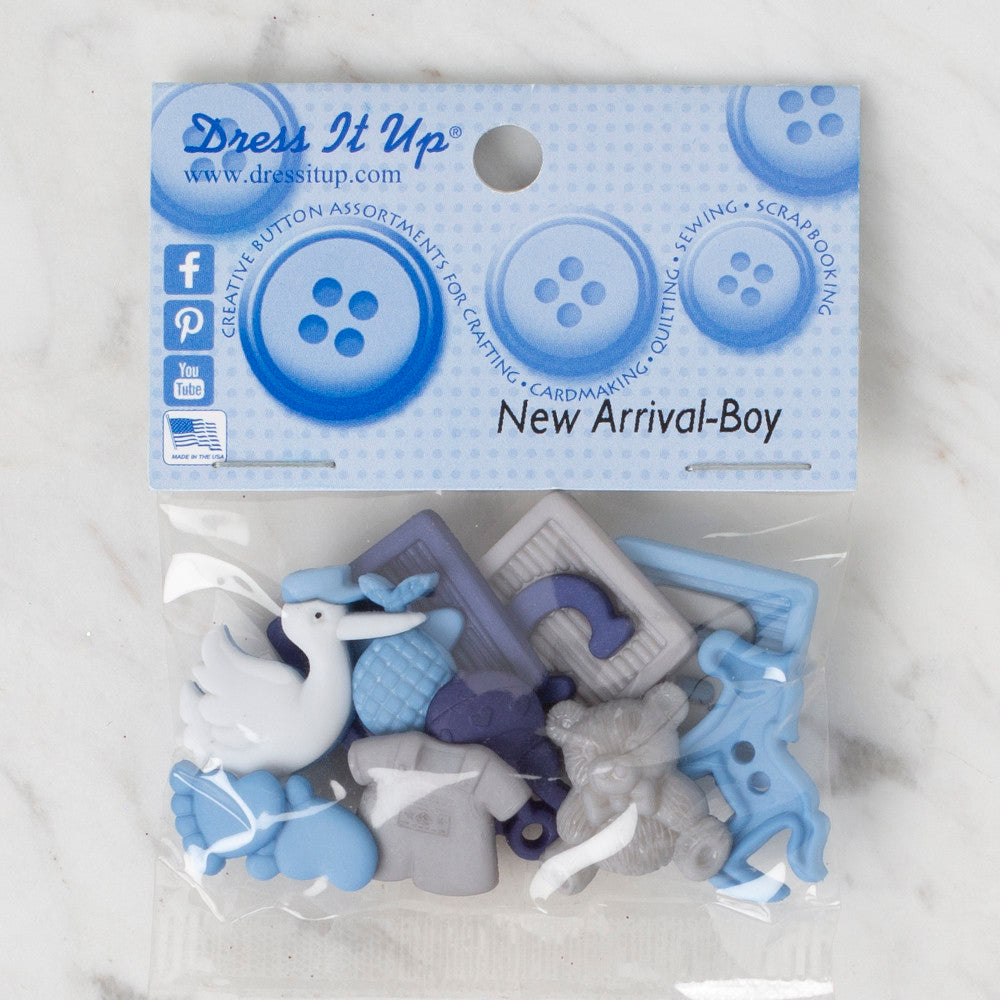 Dress It Up Creative Button Assortment, Infants - 4749