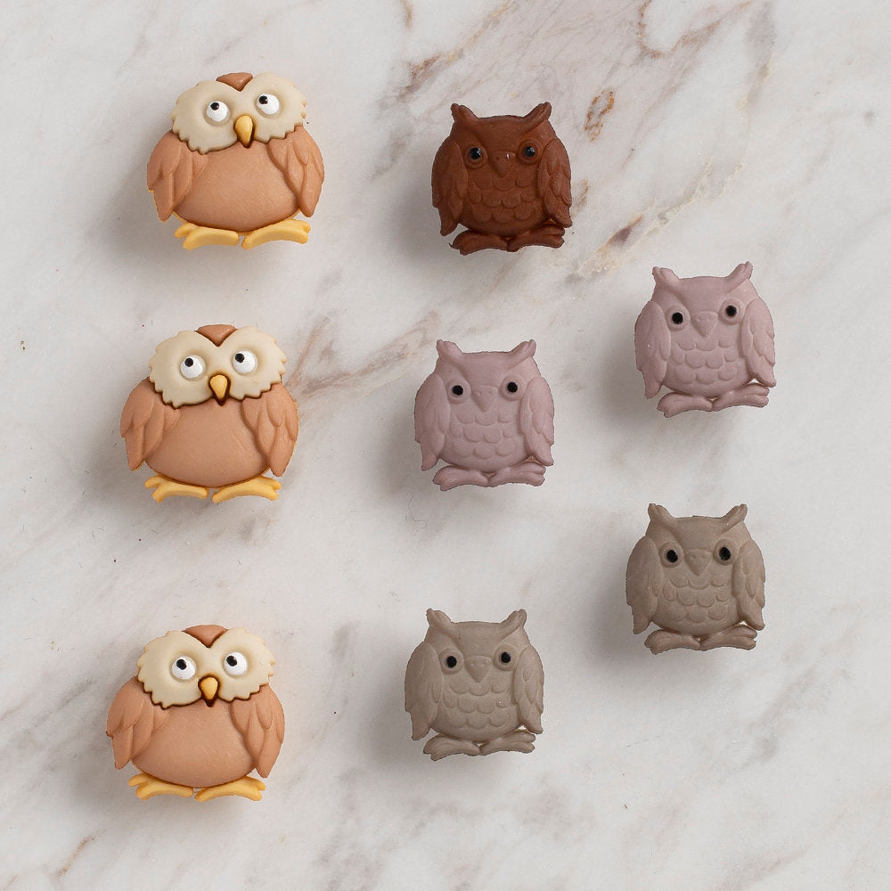 Dress It Up Creative Button Assortment, Whoo - 5817