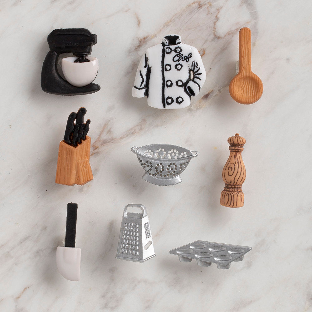 Dress It Up Creative Button Assortment, The Master Chef - 6539