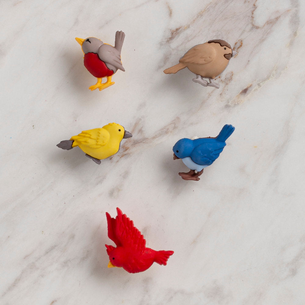 Dress It Up Creative Button Assortment, Feathered Friends - 6956