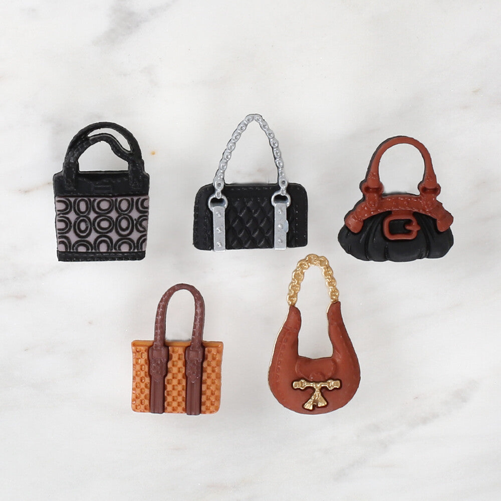 Dress It Up Creative Button Assortment, Posh Purses - 7672