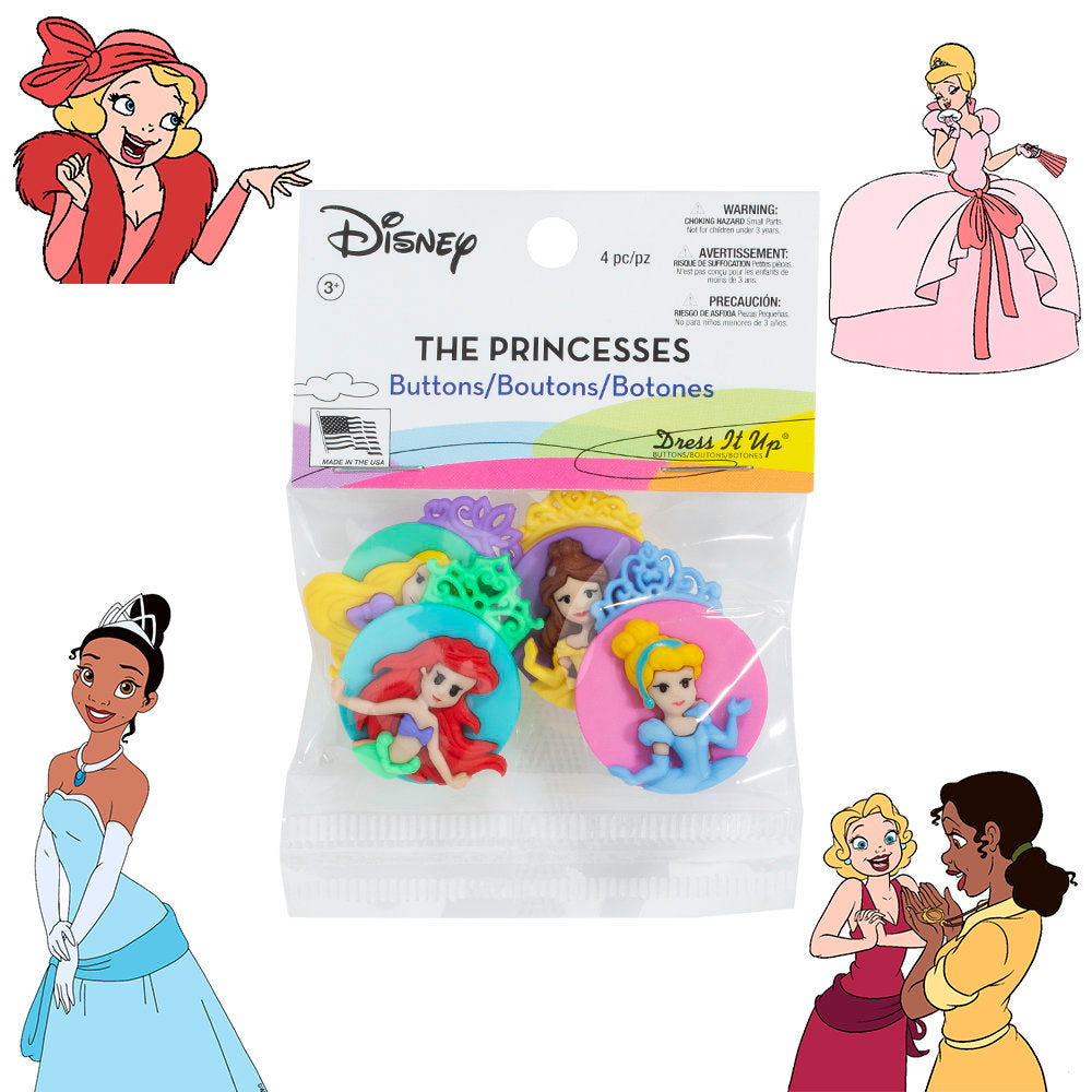 Dress It Up Creative Button Assortment, The Princess - 7745