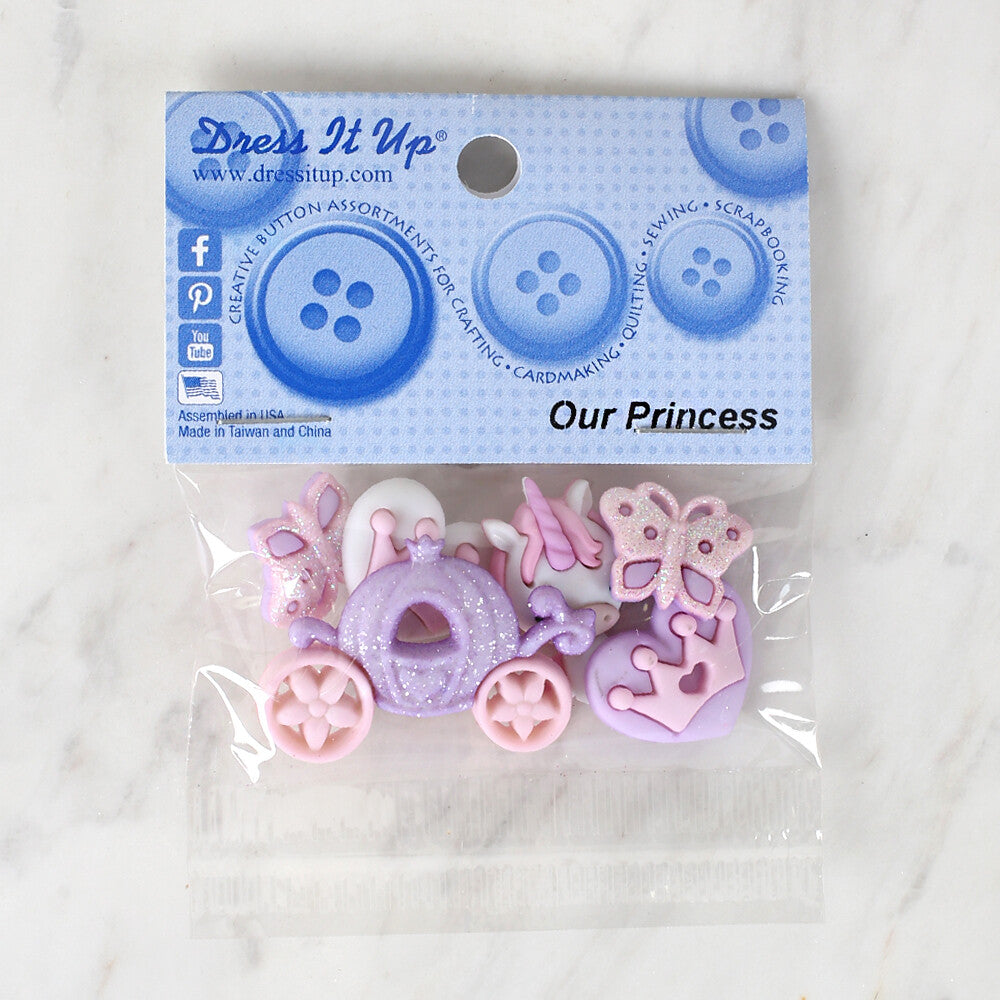 dress it up buttons Dress It Up Creative Button Assortment, Our Princess