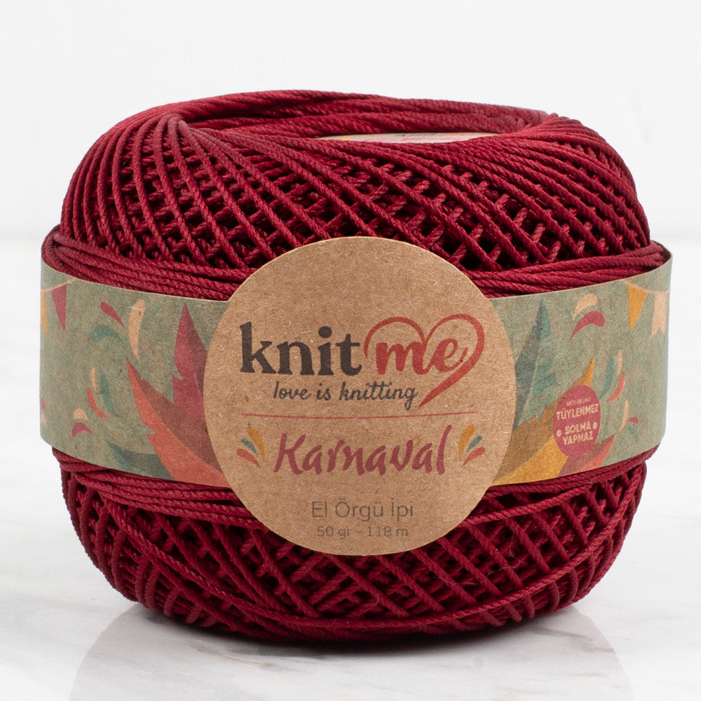 Knit Me Karnaval Knitting Yarn, Light Claret - 00022
