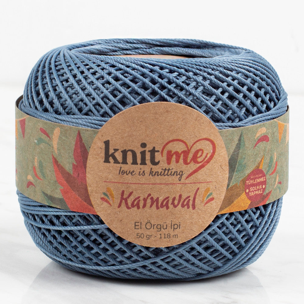 Knit Me Karnaval Knitting Yarn, Pastel Blue - 00094