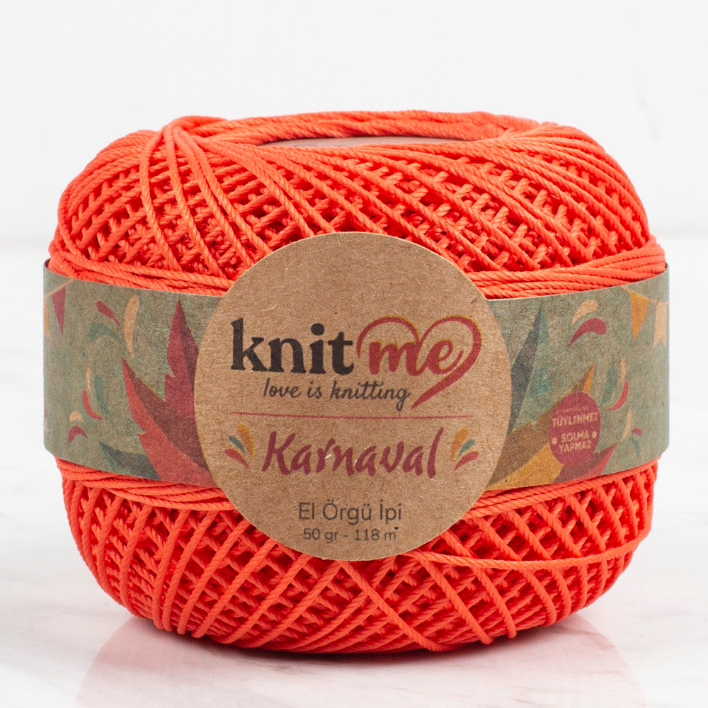 Knit Me Karnaval Knitting Yarn, Vermilion - 00480