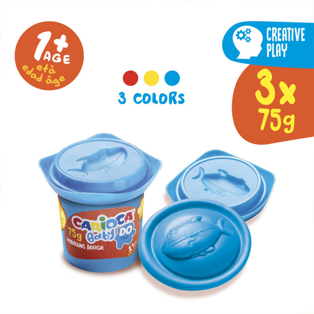 Carioca Baby 2x75 gr Modeling Dough - 43179
