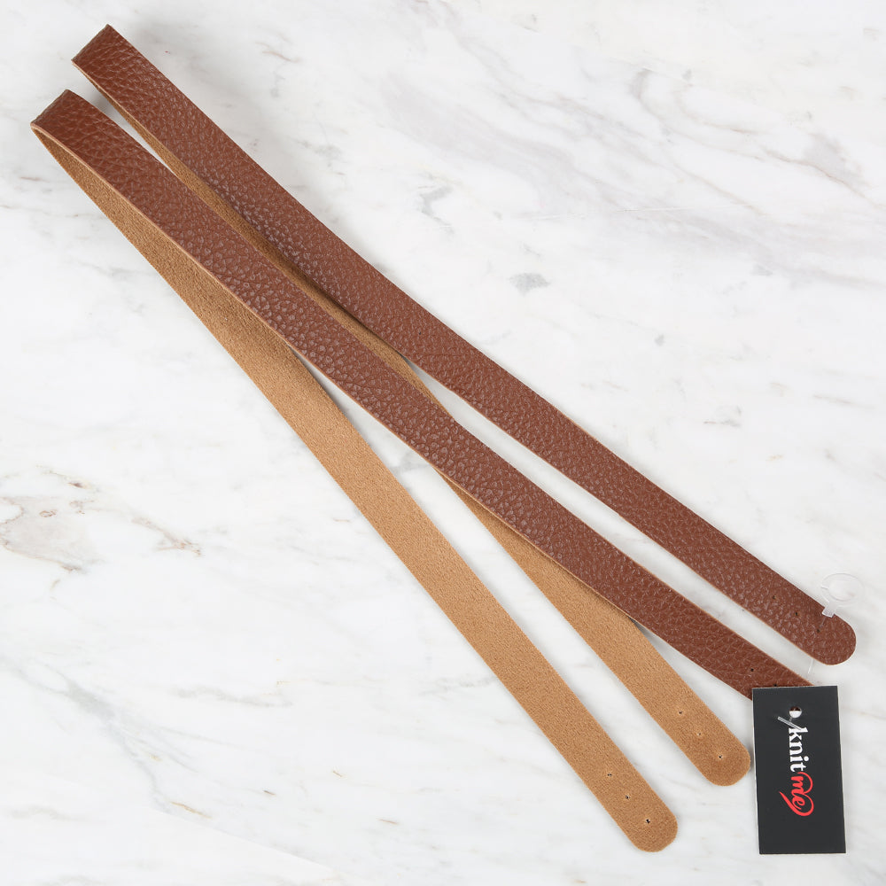 Knitme Sports Sewing Bag Hanger 70x1.7 cm (Pair) Brown BA-0074