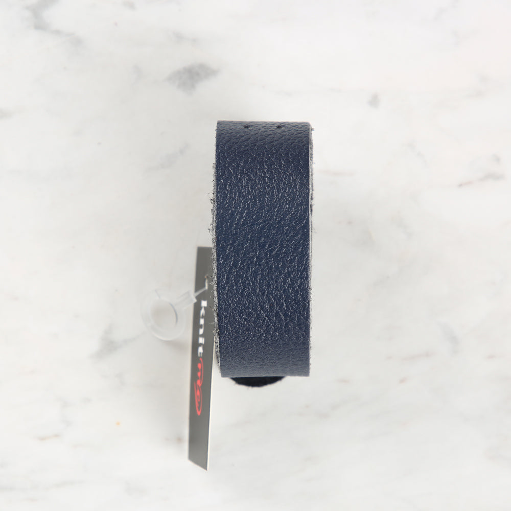 Knitme Genuine Leather Sports Sewing Bag Strap 75x2.5 cm Blue BA-0036