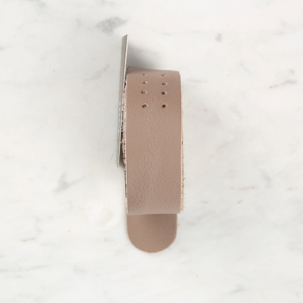 Knitme Genuine Leather Sports Sewing Bag Strap 75x2.5 cm Mink BA-0036