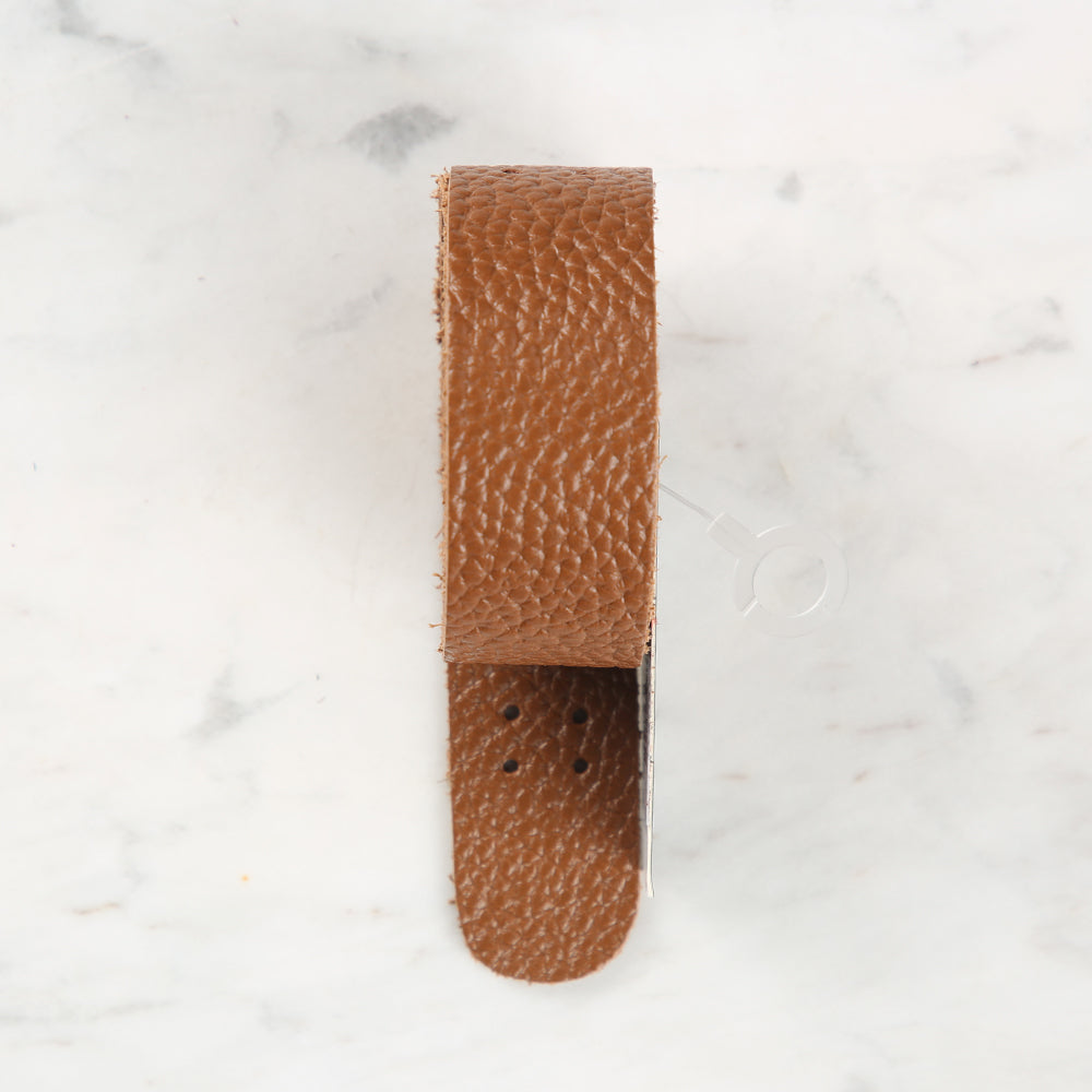 Knitme Genuine Leather Sports Sewing Bag Strap 75x2.5 cm Brown BA1-0036