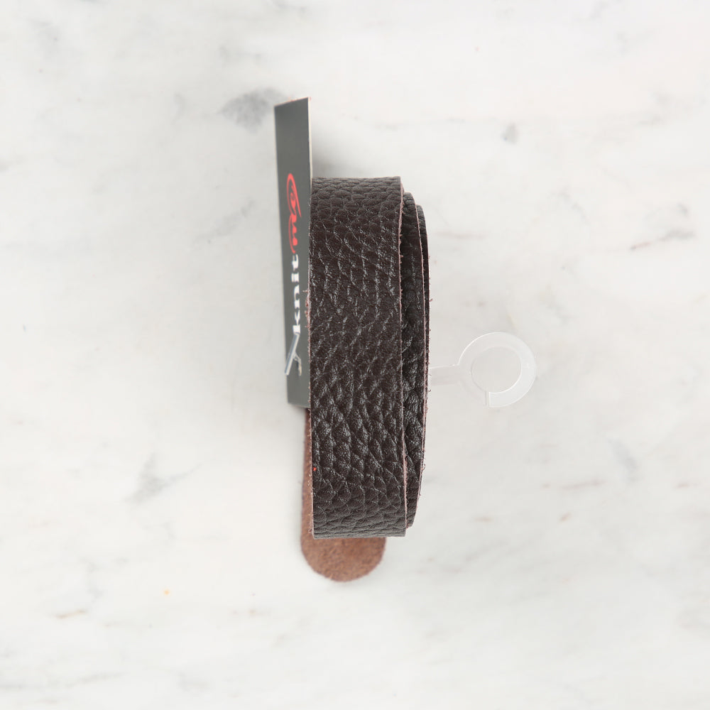 Knitme Genuine Leather Sports Sewing Bag Strap 70x1.7 cm Brown BA2-0075