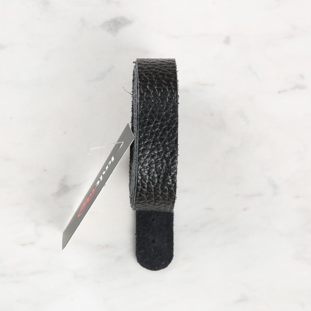 Knitme Genuine Leather Sports Sewing Bag Strap 70x1.7 cm Black BA-0075