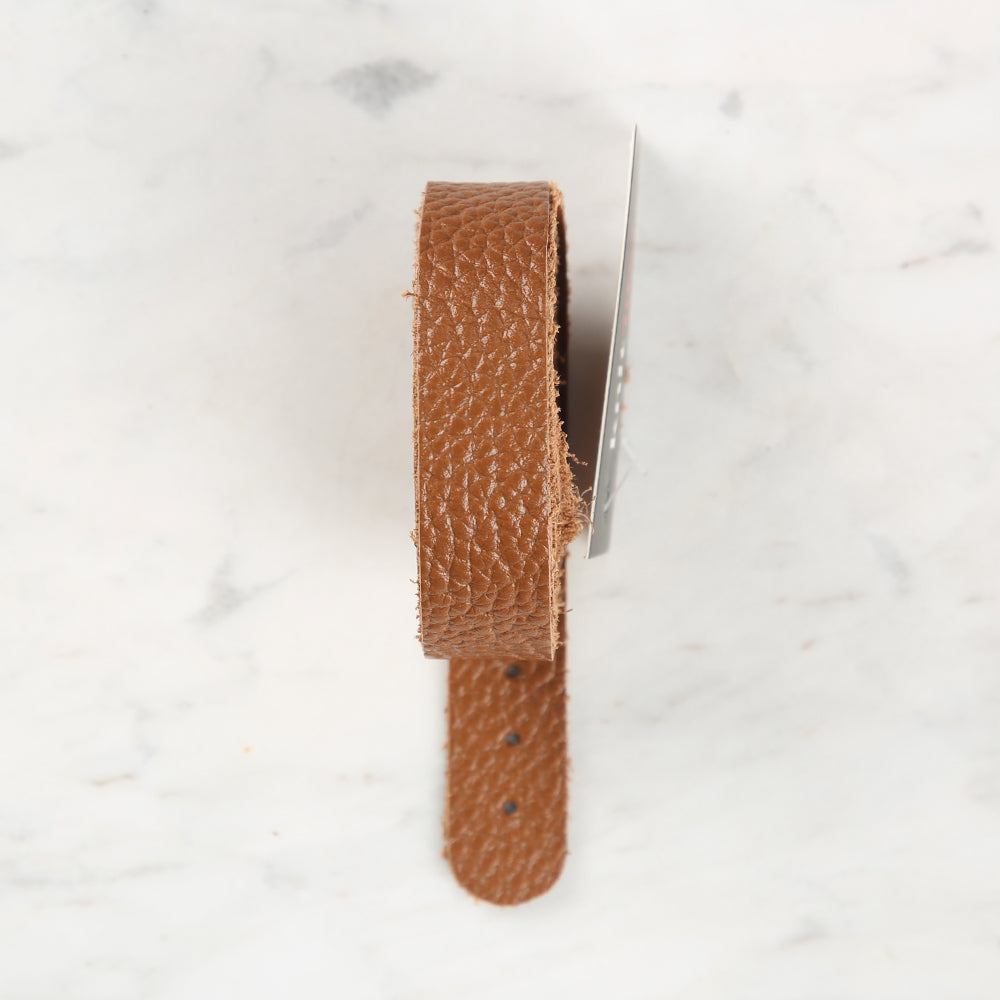 Knitme Genuine Leather Sports Sewing Bag Strap 70x1.7 cm 70x1.7 cm Brown BA1-0075