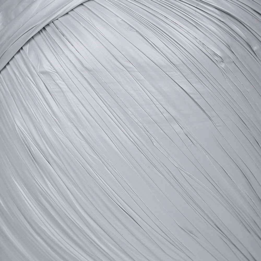 Knitme Satin Raffia Yarn, Gray - 4