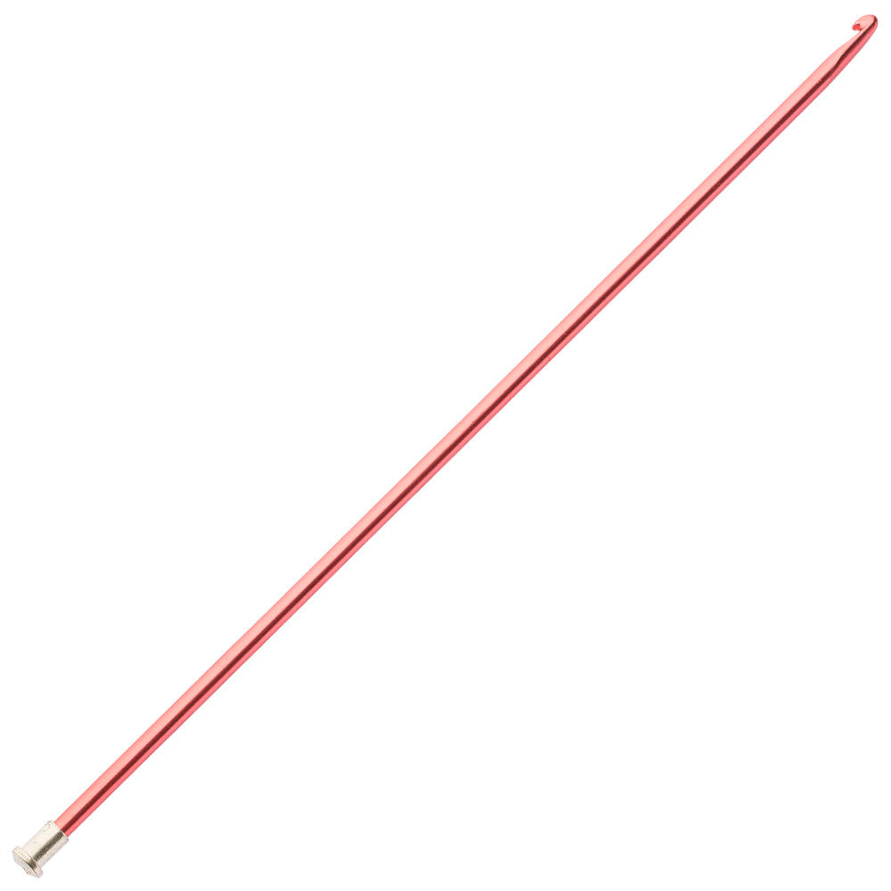 Kartopu 4.5 mm 25 cm Metal Single Ended Tunisian/Afghan Crochet Hook, Red - K003.1.0027XXX4.5
