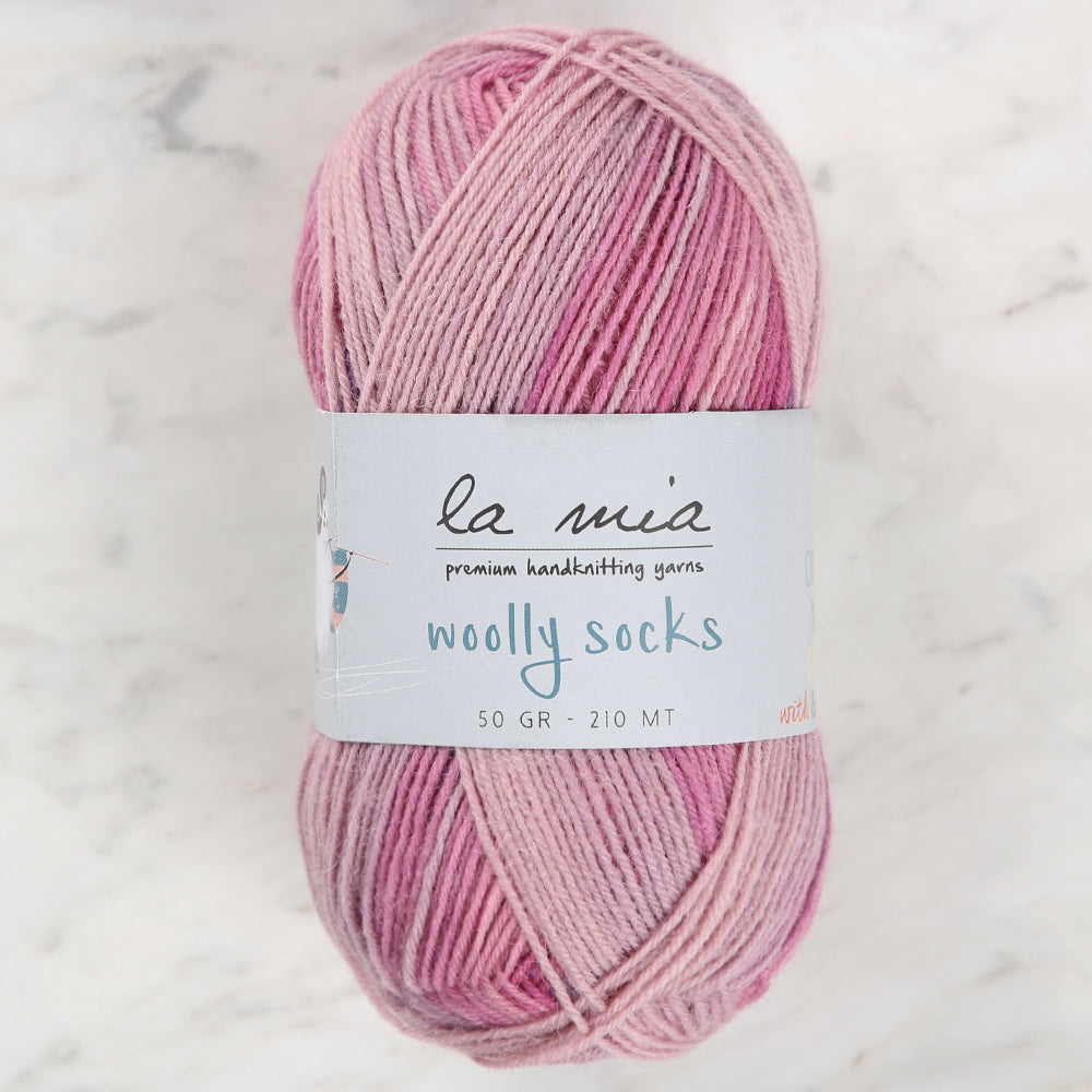 La Mia Woolly Socks Variegated Sock Yarn - L03