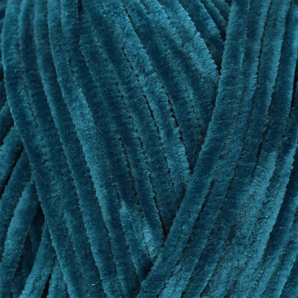 La Mia Elegance Fine Velvet Hand Knitting Yarn,Petrol Green - L918
