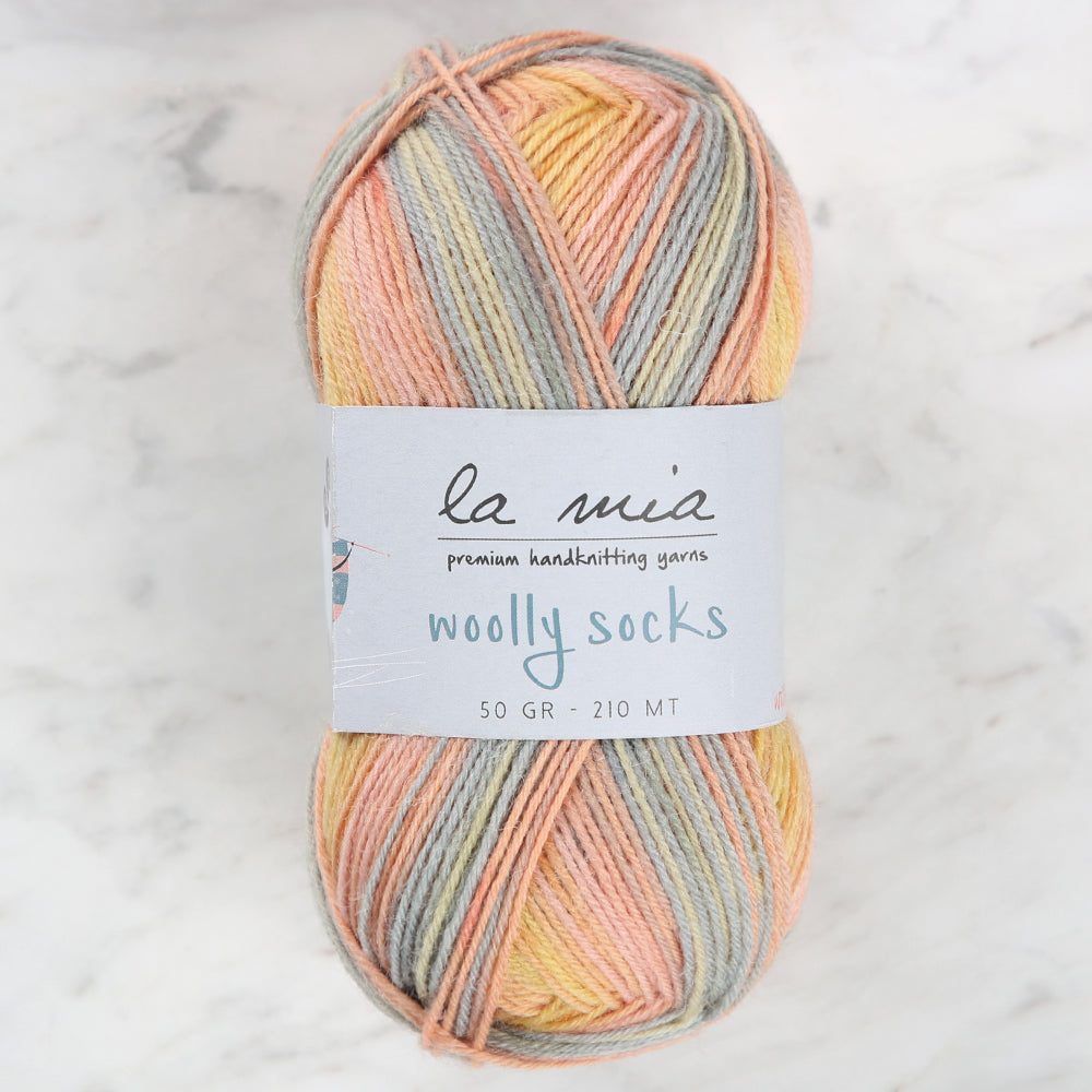 La Mia Woolly Socks Variegated Sock Yarn - L05