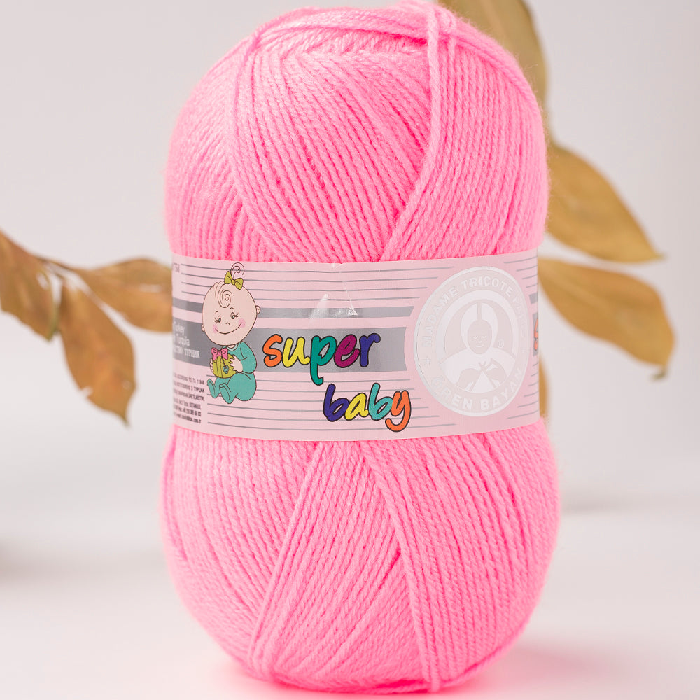Madame Tricote Paris Super Baby Yarn, Pink - 40-1758
